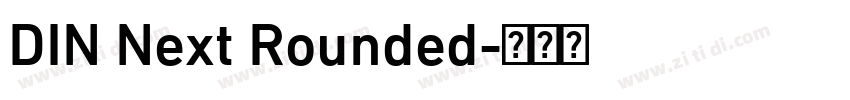 DIN Next Rounded字体转换